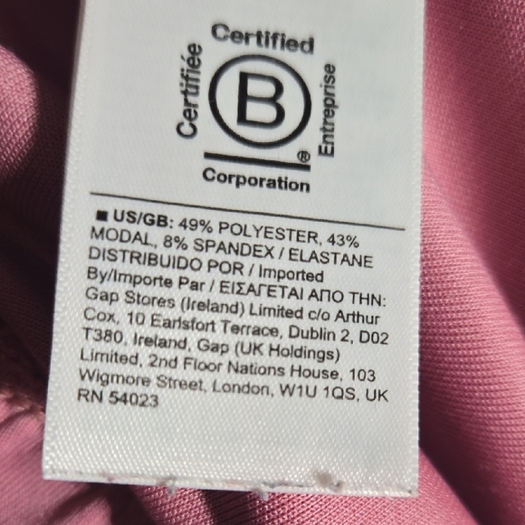 Athleta Dusty Pink Relaxed Athletic Pants Pockets 1X - Picture 9 of 9